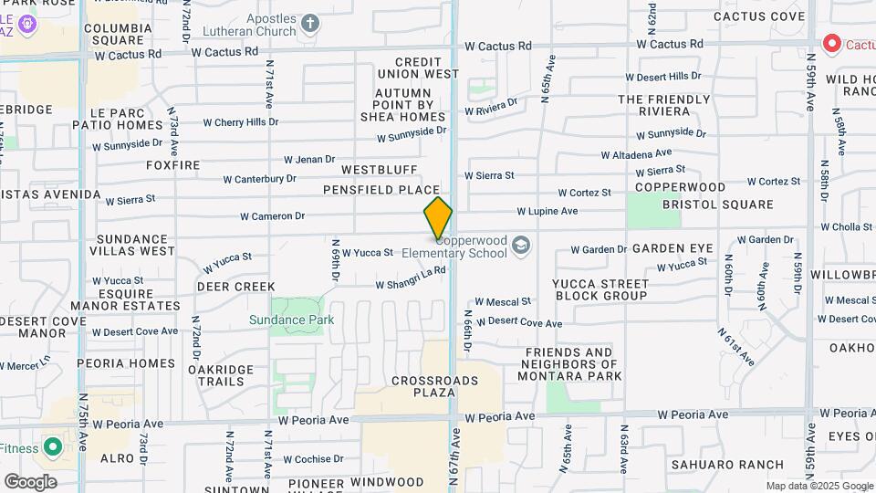11226 N 67th Dr Map and Location Details