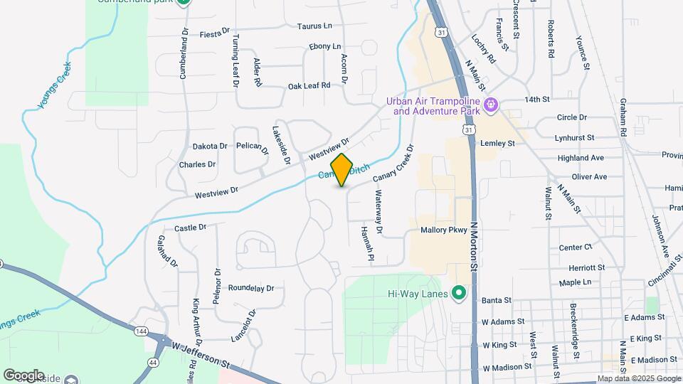 986 Canary Creek Dr Map and Location Details
