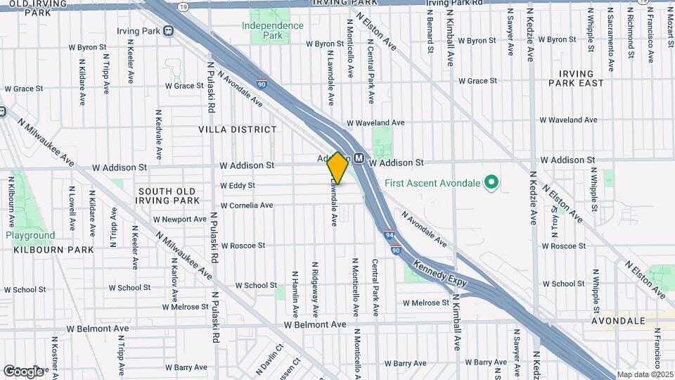 3659 W Eddy St Map and Location Details