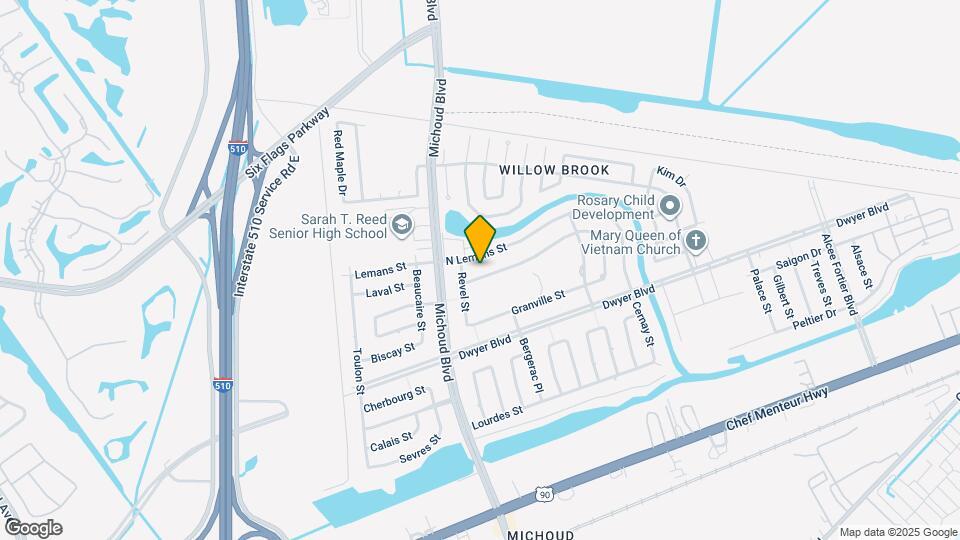 13429 N Nemours St Map and Location Details