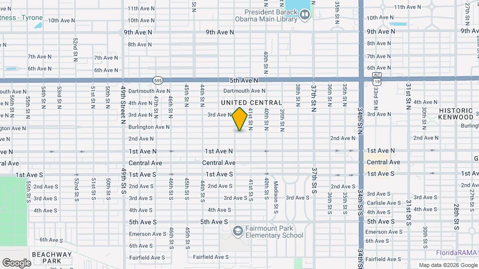 4153 2nd Ave N Map and Location Details