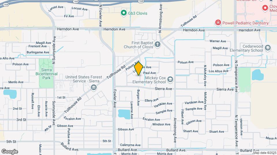 54 N Burgan Ave Map and Location Details