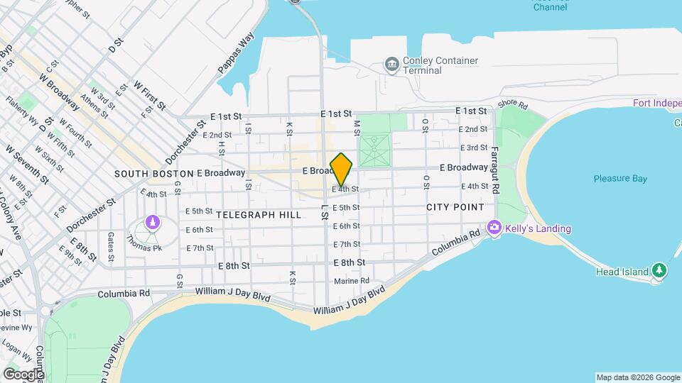 743 E 4th St, Unit 205 Mapa y Detalles de la Ubicación