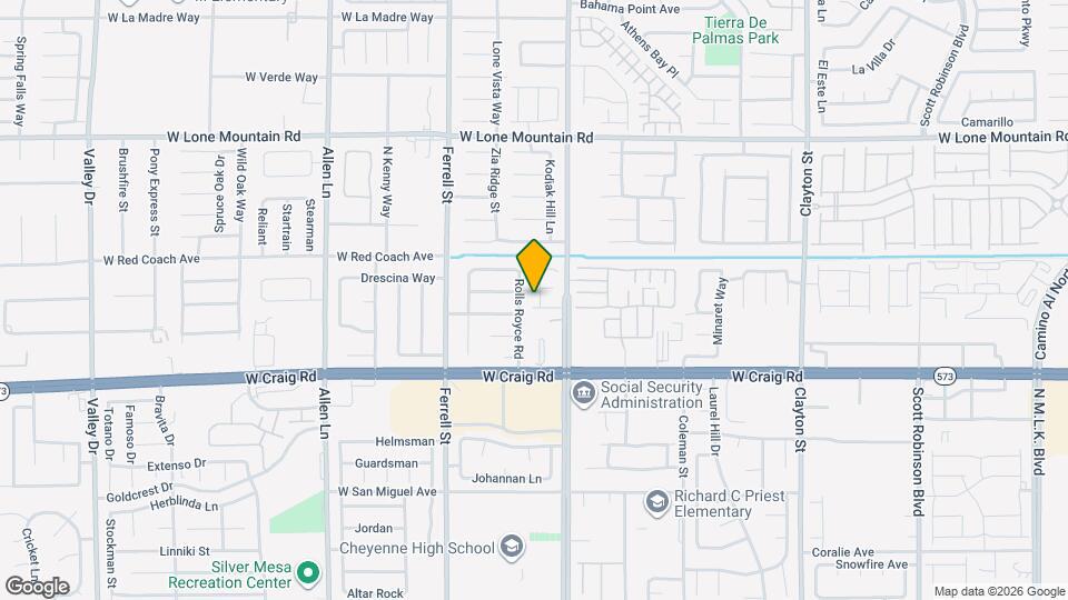 4515 Cradle Cliff St Mapa y Detalles de la Ubicación