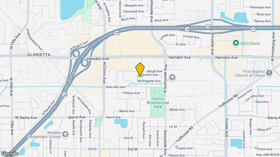 1125 Burlingame Ave Map and Location Details