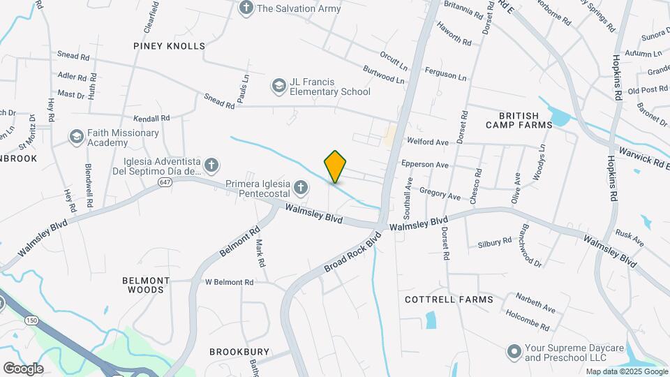 The Warwick at Foundry Creek Map and Location Details