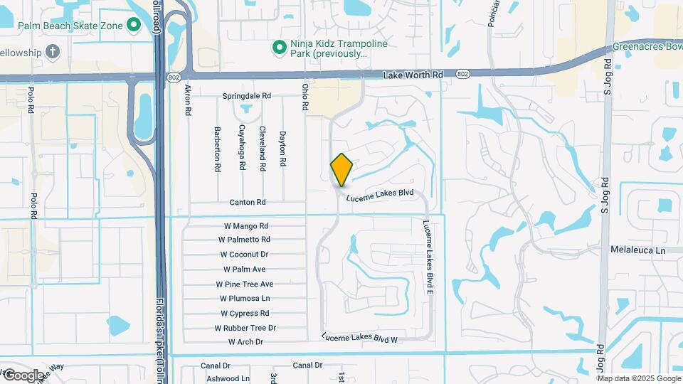 4734 Lucerne Lakes Blvd Map and Location Details