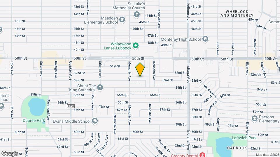 3712 53rd St Map and Location Details