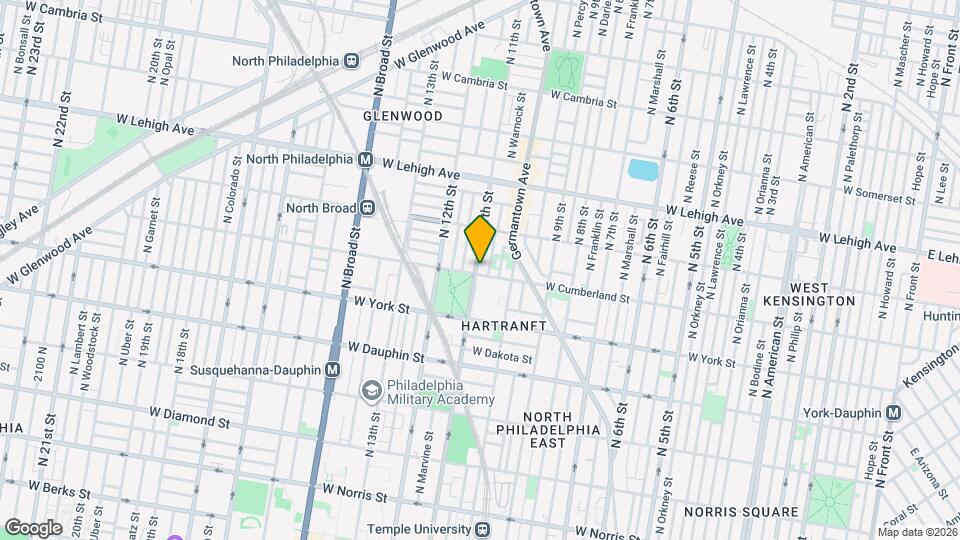 2505 N 11th St Map and Location Details