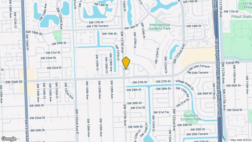 2431 SW 127th Ave Map and Location Details