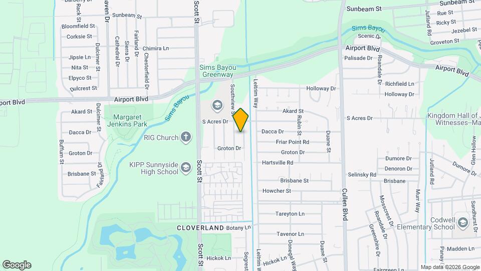 10902 Segrest Dr Map and Location Details