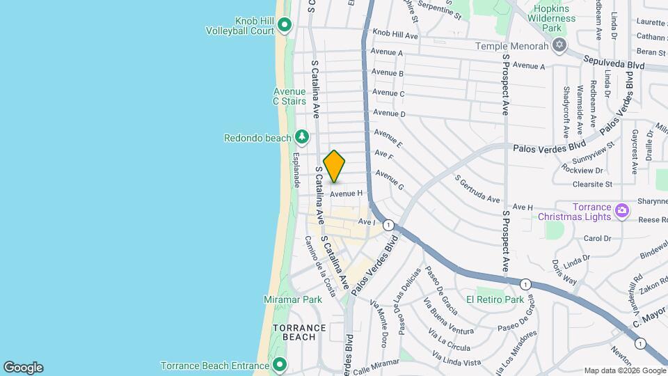 205 Avenue H Map and Location Details