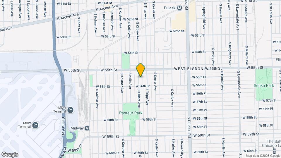 5535 S Kildare Ave Map and Location Details