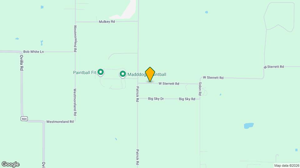 1127 W Sterrett Rd Map and Location Details