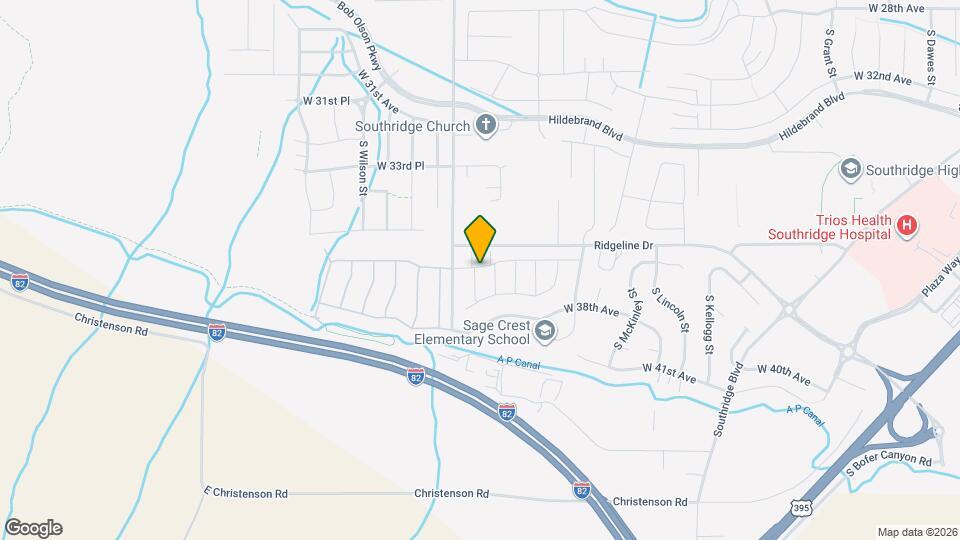 3671 S Roosevelt Pl Map and Location Details