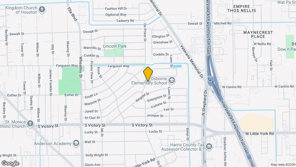 8112 De Priest St Map and Location Details