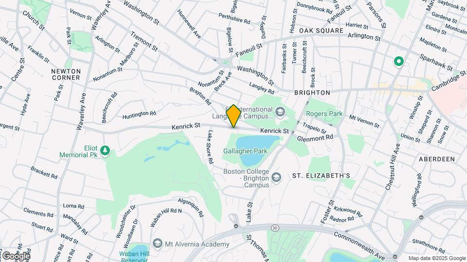 110 Kenrick St, Unit 4 Map and Location Details