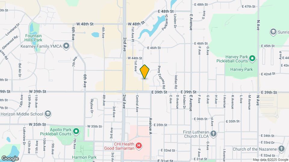 4007 Central Ave Map and Location Details