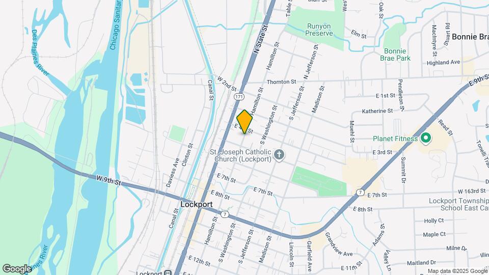 409 S Hamilton St Map and Location Details