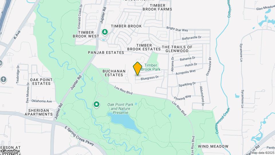 3301 Bluegrass Dr Map and Location Details