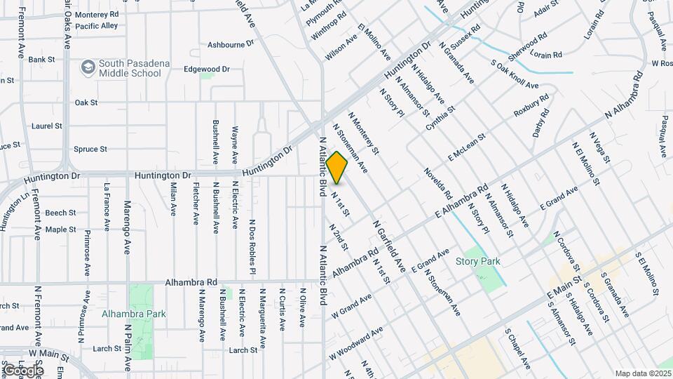 916 N 1st St Mapa y Detalles de la Ubicación