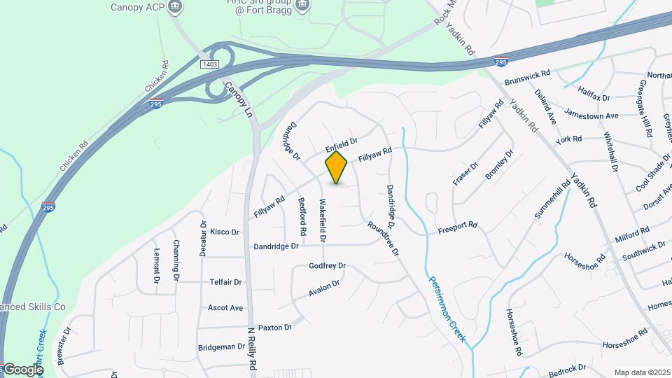 7133 Hallstead Cir Map and Location Details