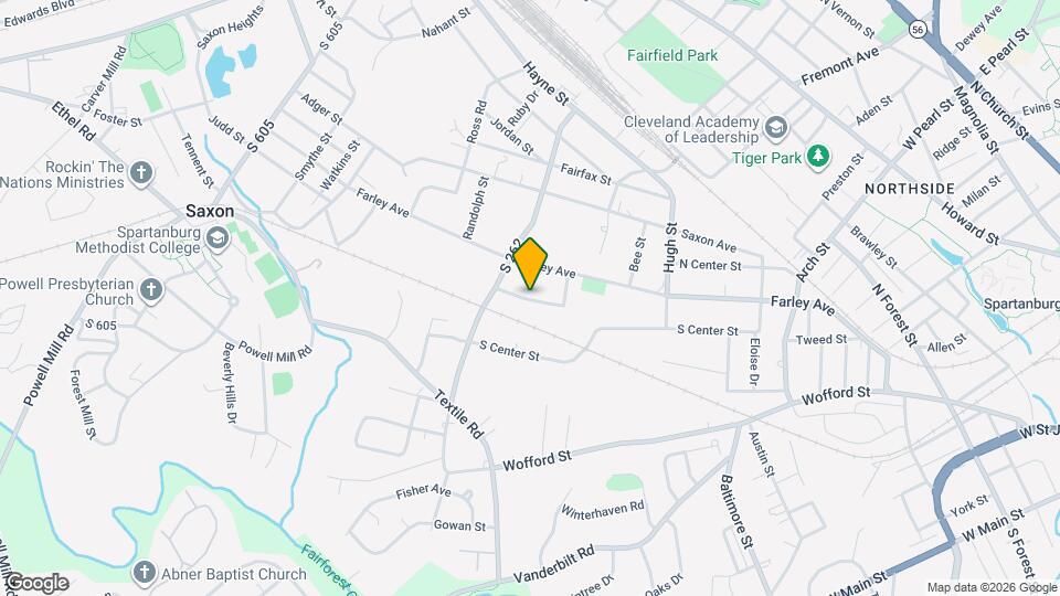 104 Cooksey Ave Map and Location Details