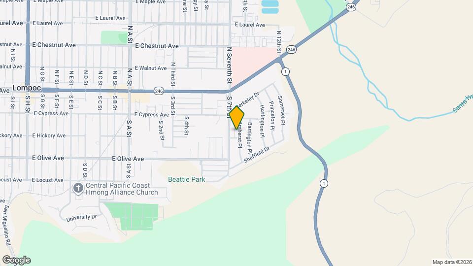 237 Amherst Pl Map and Location Details