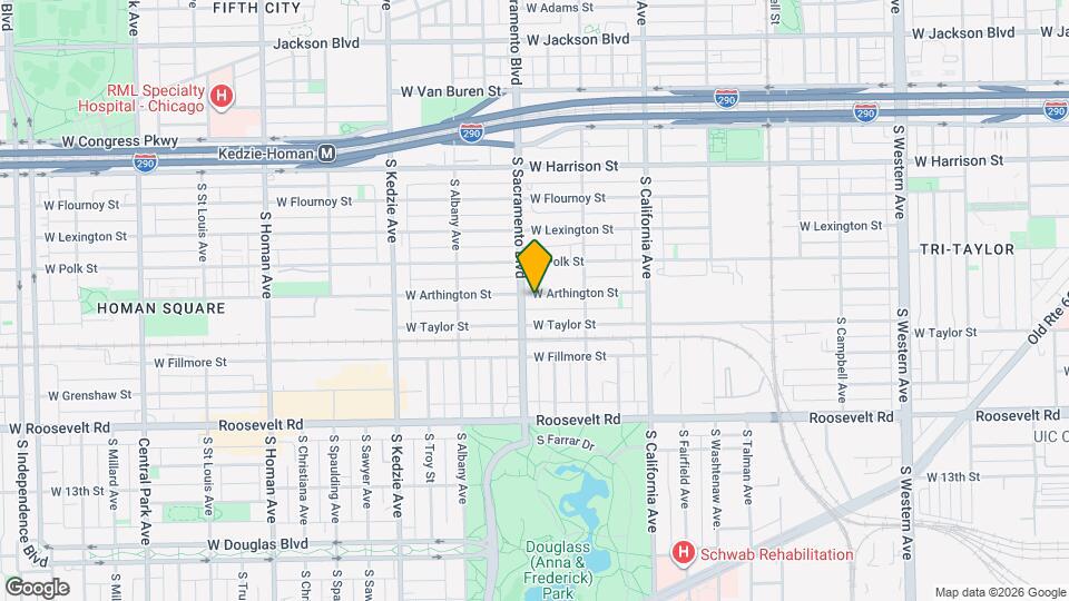 2949 W Arthington St Map and Location Details