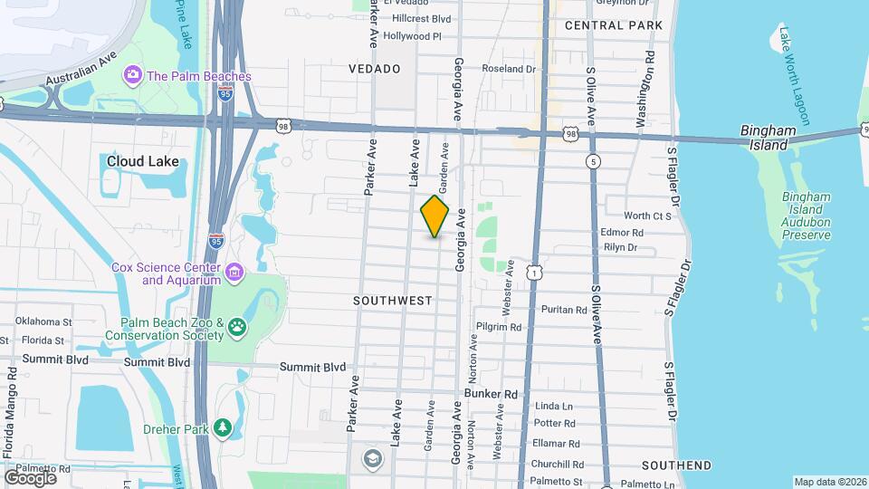 4615 Garden Ave Map and Location Details