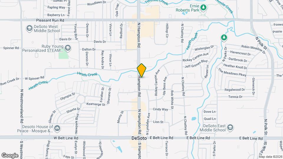 512 N Hampton Rd Map and Location Details