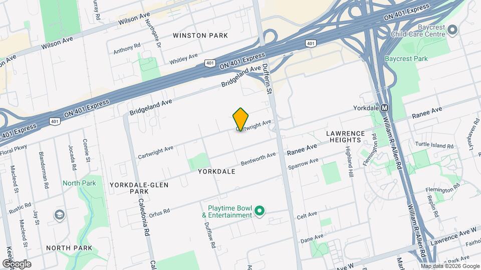 41 Cartwright Av Map and Location Details