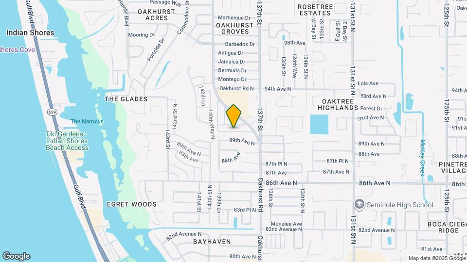 13870 Oakwood Ln Map and Location Details