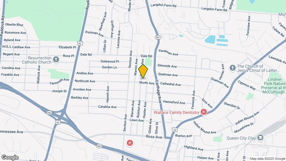 5402 Rolston Ave Map and Location Details