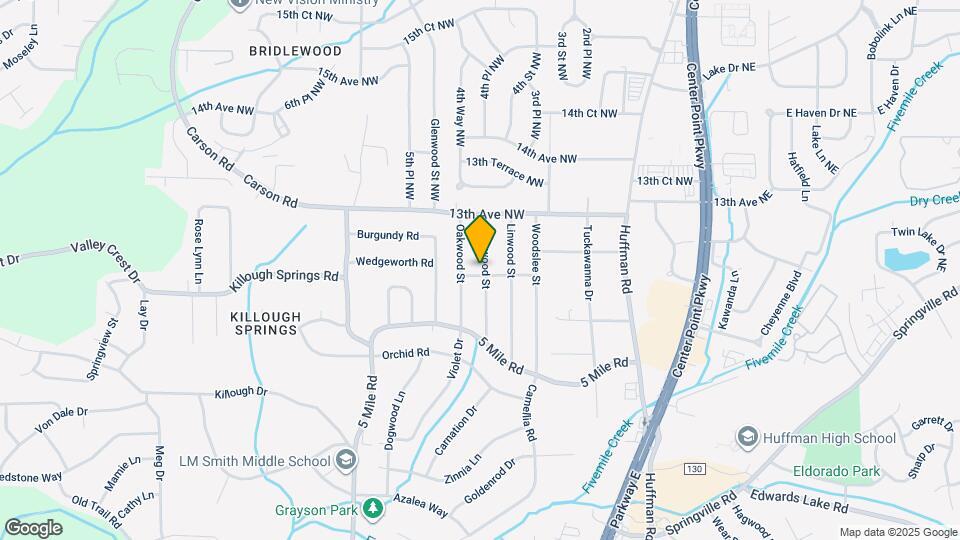 1200 Birchwood St Map and Location Details