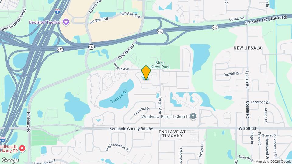 1161 Long Oak Way Map and Location Details