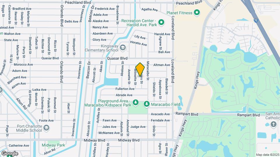1363 Algiers St Map and Location Details