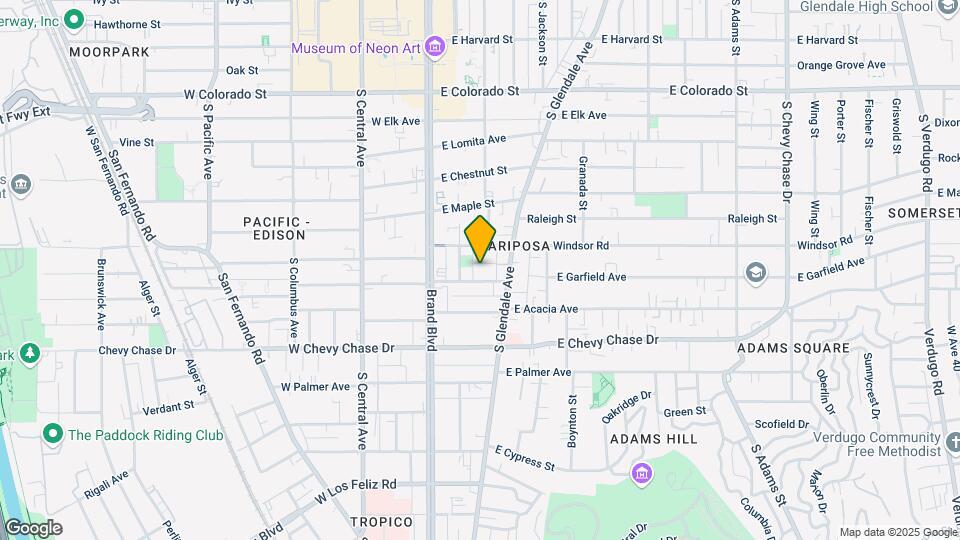 219 E Garfield Ave Map and Location Details