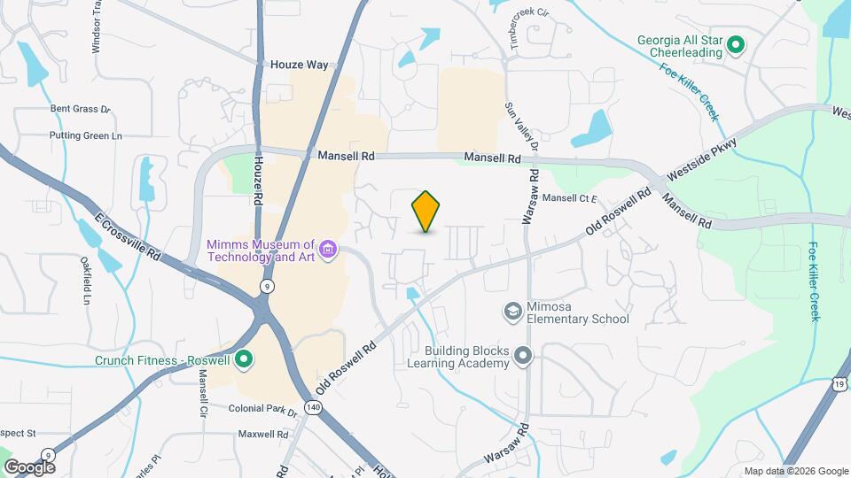 151 Roswell Commons Way Map and Location Details