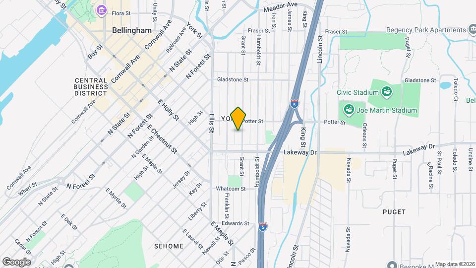 1325-1327 Grant St Map and Location Details