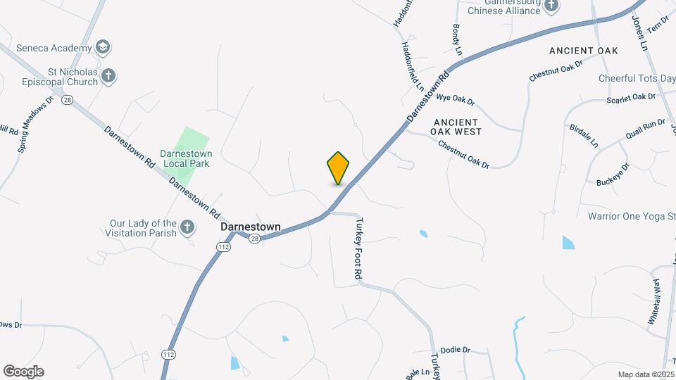13721 Darnestown Rd Map and Location Details