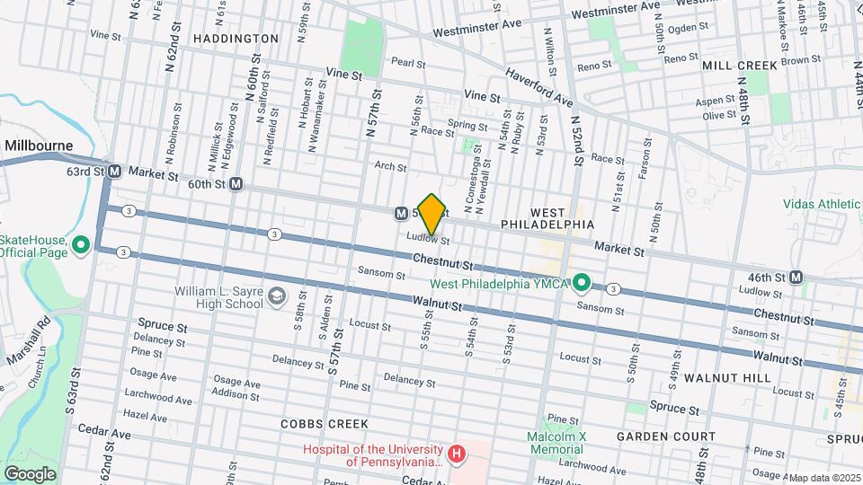 5513 Ludlow St Map and Location Details