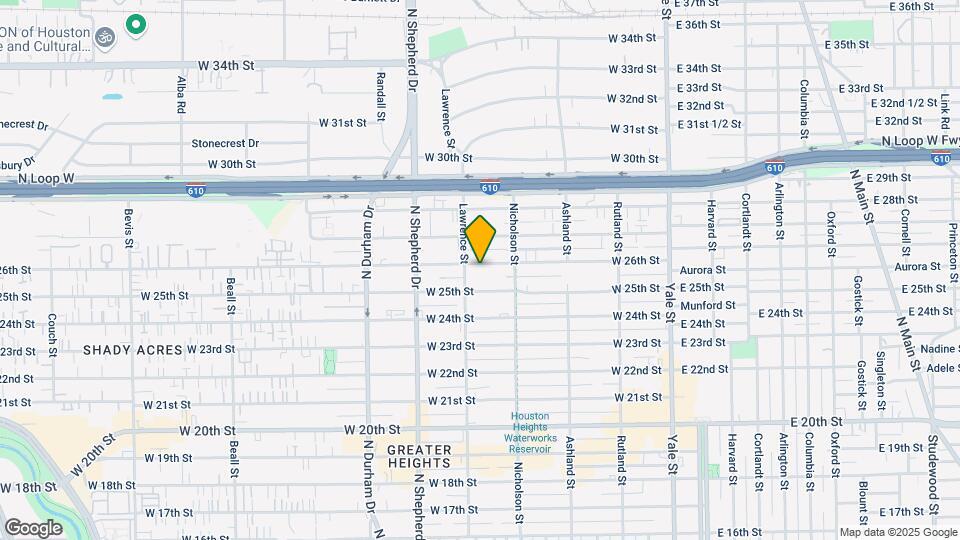 536 W 26th St Map and Location Details