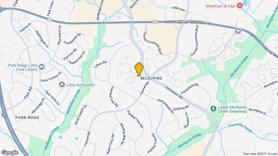 10921 Harrowfield Rd Map and Location Details