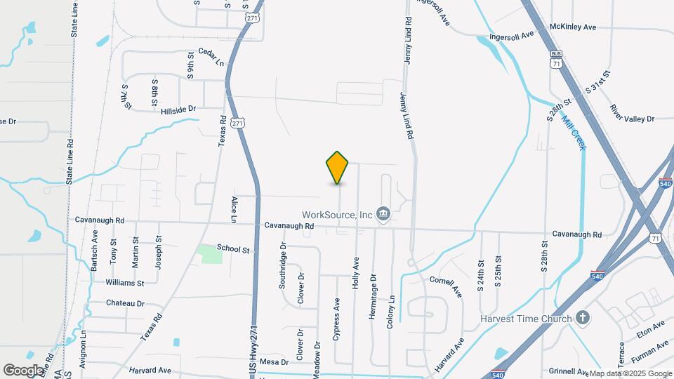 7406 Cypress Ave Map and Location Details