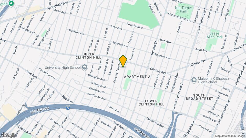 25 Hedden Terrace, Unit 3A Map and Location Details