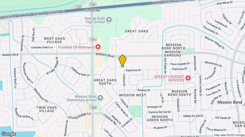 16806 Espinosa Dr Map and Location Details