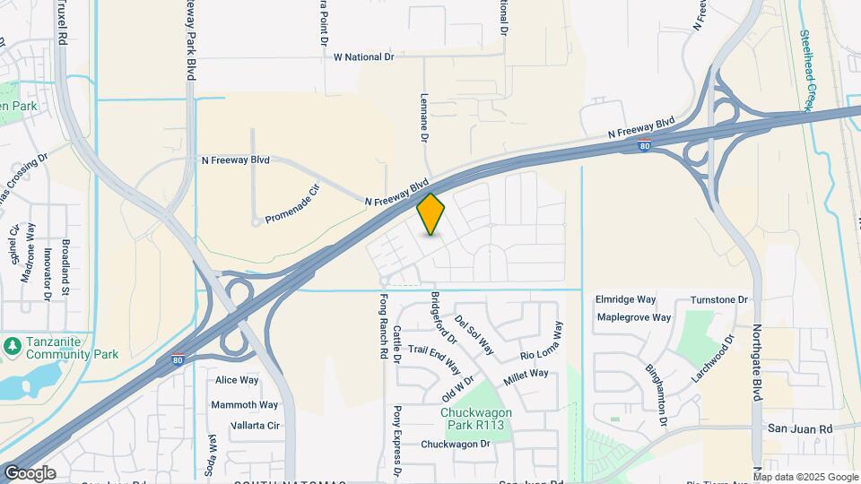 3815 Roseparke Way Map and Location Details