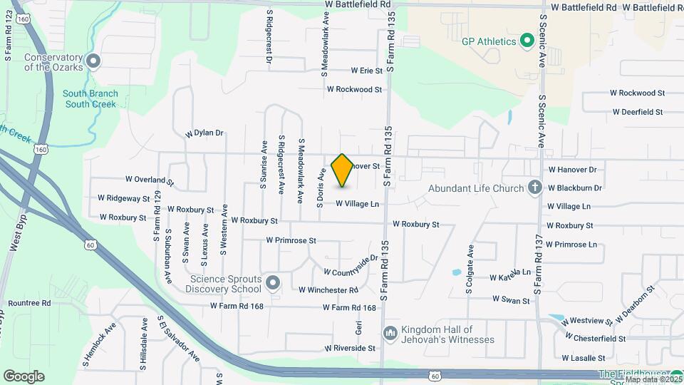 3496 S Parkmont Ct Map and Location Details