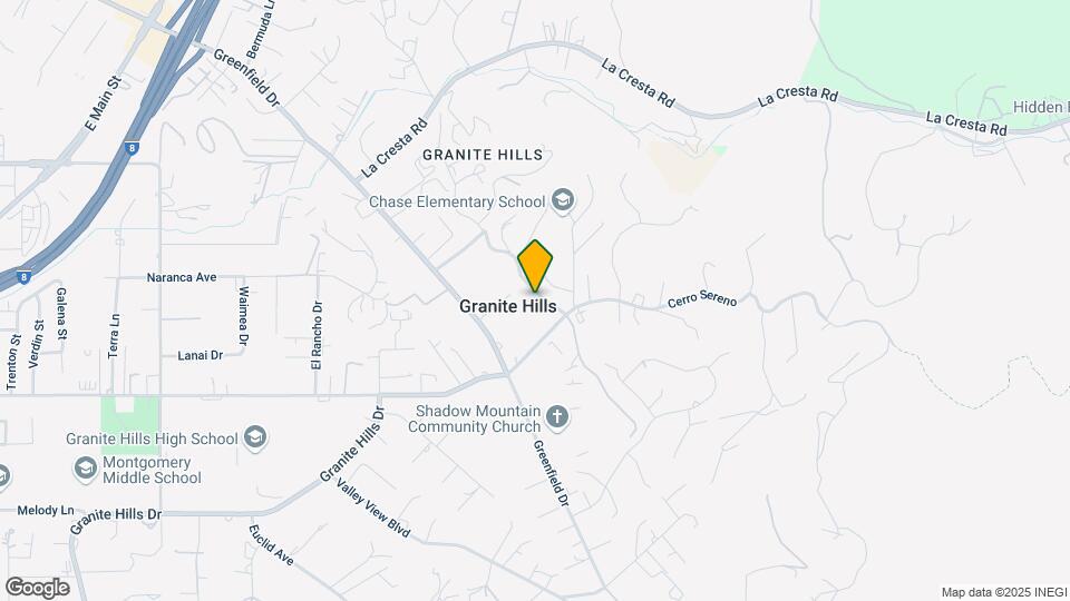 2073 Valley Rim Rd Map and Location Details